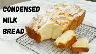 Soft And Fluffy Condensed Milk Bread  Sweet Pull Apart Bread [upl. by Suinuj589]