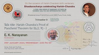 HarishChandras Proof of Plancherel Theorem for SL2 R [upl. by Bekha534]