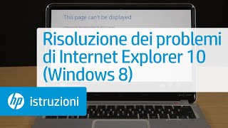 Risoluzione dei problemi di Internet Explorer 10 Windows 8 [upl. by Pacorro]