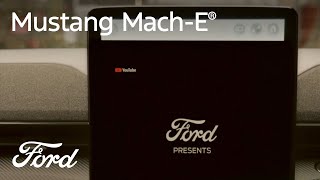 Opcja streamingu w samochodzie  Mustang MachE  Ford Polska [upl. by Lateehs182]