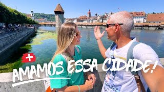 Um dia em LUCERNA no verão roteiro GRÁTIS pelos principais PONTOS TURÍSTICOS 🇨🇭 [upl. by Andros]