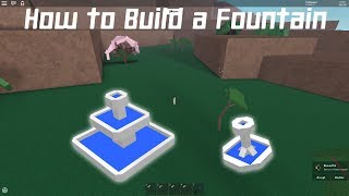 Lumber tycoon 2  How to Build a Fountain [upl. by Iron]