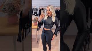 Shiny Leggings Fashion Hacks  How To Go Viral in Leather Leggings Outfits [upl. by Gnoud]