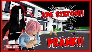 PRANK Jadi HANTU  Liat Apa Yang Terjadi di Brookhaven Rp Roblox Indonesia [upl. by Ynnel]