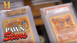 Pawn Stars Stacks of Pristine Charizard Pokemon Cards Season 14  History [upl. by Bobbie972]