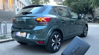 New DACIA SANDERO 20242025 UPGRADED MODEL  EVENING POV test drive TCe 90 [upl. by Cindi]