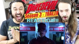 Marvels DAREDEVIL SEASON 3  Official TRAILER  REACTION [upl. by Emarej605]