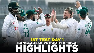 Full Highlights  Bangladesh vs South Africa  1st Test Day 1  M3H1K [upl. by Alexandrina425]