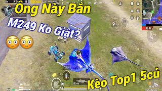 PUBG Mobile  Cầm 2 Khẩu M249 và Kèo Lấy Top1 5củ Từ Đồng Đội Ngồi Xem 😆 [upl. by Ginny]