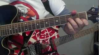 Stay Frosty  Van Halen Guitar Lesson [upl. by Joed]