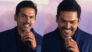 quotKaatru Veliyidai is not a War Filmquot  Karthi  Kaatru Veliyidai Audio Launch  TN 36 [upl. by Arenahs]