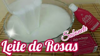 🔥LEITE DE ROSAS versão SABONETE LÍQUIDO CASEIRO  Receita fácil e economica⚘ [upl. by Malcah716]