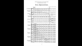 Strauss  Eine Alpensinfonie Op 64 Score [upl. by Wyndham117]