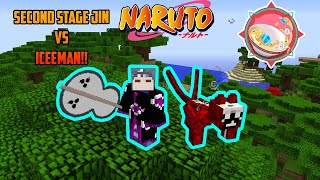 Battling a TAILED BEAST Jinchuriki Two Tails Fight IceeRamen Naruto Minecraft Server SMP [upl. by Ahusoj]