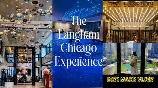 Amazing Stay At The Langham Hotel Chicago Part 1 [upl. by Nnaxor]