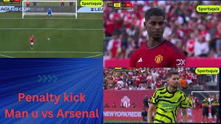 Highlights Man Utd Vs Arsenal Penalty Kick  Casemiro Rashford Jorginho and Christian Eriksen [upl. by Cochard460]