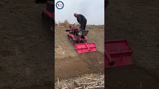 Mini Crawler Rotary Tiller with Simple Operation and Low Price [upl. by Violette]