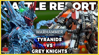 New Tyranids Codex vs Grey Knights  Live 40K Battle Report [upl. by Lim]