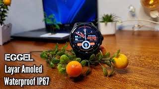 SMARTWATCH AMOLED MURAH TERBAIK 300ribuan  EGGEL Tempo 4 Active [upl. by Concoff]