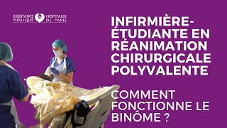 En immersion Avec un binôme infirmièreétudiante en réanimation à la PitiéSalpêtrière APHP [upl. by Aerda]