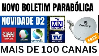 PARABÓLICA STARONE D2 AMAZON SAT NAC SBT ABRIU O SINAL CANAL MAIS FAMÍLIA  100 CANAIS [upl. by Primrosa]