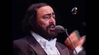 Luciano Pavarotti  O sole mio live in București 1999 [upl. by Enilrahc]