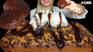 CHOCOLATE CHIP COOKIE PIE with ICE CREAM amp NUTELLA PIZOOKIE  MUKBANG  ASMR [upl. by Medwin]