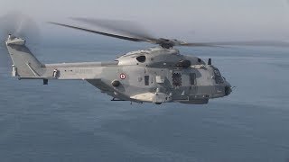 Bourget 2017 A la découverte du NH90 Caïman de la Marine [upl. by Balbinder]