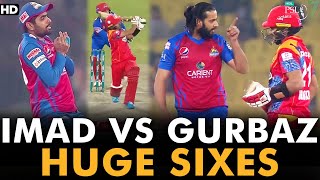 Imad Wasim vs Rahmanullah Gurbaz  Islamabad United vs Karachi Kings  Match 21  HBL PSL 7  ML2G [upl. by Benedix]