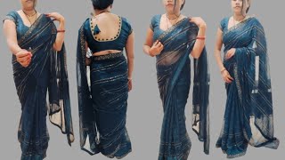 How To Wear Saree in different style saree wearing styleshow to open drop [upl. by Irmine]