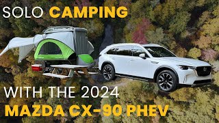 Vlog Camping Experience Towing SylvanSport GO with 2024 Mazda CX90 PHEV [upl. by Yderf]