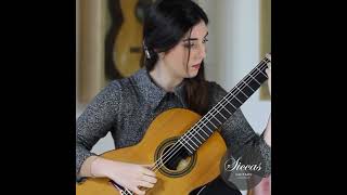 AMAZING GUITAR part 😲 gosh  TANGO  Andrea Gonzalez Caballero  Siccas Guitars  shorts [upl. by Yllil156]