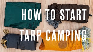 How To Start Tarp Camping In 6 Steps  Gear Overview For Ultralight Backpacking [upl. by Coretta773]