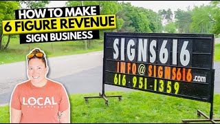 How to Start 20KMonth Custom Sign Business [upl. by Avehstab]