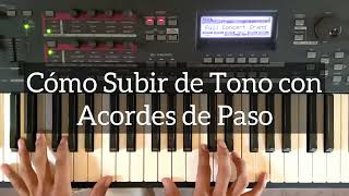 Cómo subir de TONO una CANCIÓN  Tutorial 🎹🔥 [upl. by Pasia29]