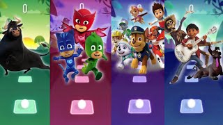 Ferdinand VS PJ Masks VS PAW Patrol VS COCO  Tiles Hop [upl. by Atinihs920]