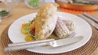 Simple Pan Roasted Chicken Breast in a Butter Sauce [upl. by Legim]