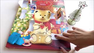 Lindt Teddy advent Calendar unboxing adventcalendar2022 [upl. by Blythe112]