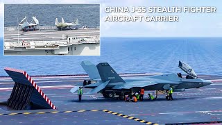 The J35 Stealth Fighter has Begun Operational Trials on Chinas Liaoning 16 Aircraft Carrier [upl. by Vince]