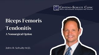 Biceps Femoris Tendonitis A Nonsurgical Option [upl. by Asiela]