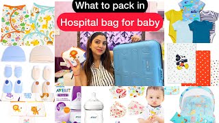 What to pack in hospital bag for babyNewborn Essential for babyDeliverybag pregnancy hospitalbag [upl. by Siryt387]