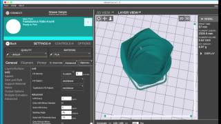 3D Printing Vase Settings w MatterControl [upl. by Eneluqcaj]