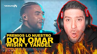 REACCIÓNDON OMAR PREMIO LO NUESTRO 2024 [upl. by Bibah198]