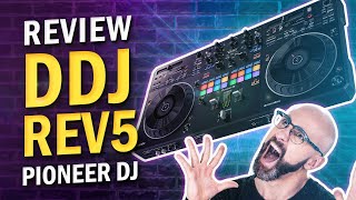 Review controlador Pioneer DJ DDJREV5 [upl. by Newlin]