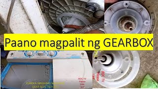 WASHING MACHINE REPAIR TUTORIAL  CHANGING THE GEARBOX [upl. by Bish]