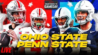 🚨 LIVE No4 Ohio St  No3 Penn St  Win or bust for Ryan Day  Countdown to GameDay [upl. by Oiromed]