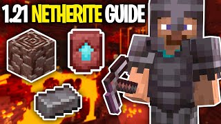 Ultimate Netherite Guide in Minecraft 121 [upl. by Hannahsohs]