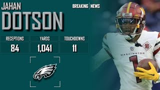 𝐁𝐑𝐄𝐀𝐊𝐈𝐍𝐆 𝐍𝐄𝐖𝐒 Commanders Trade Jahan Dotson To Philadelphia Eagles  2024 NFL Offseason ᴴᴰ [upl. by Adnohsek779]