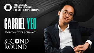 Gabriel Yeo  Leeds International Piano Competition 2024  Second Round [upl. by Savdeep]