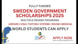 Study in Sweden Without IELTS 2025 with Scholarship  Fully Funded [upl. by Natsirhc]